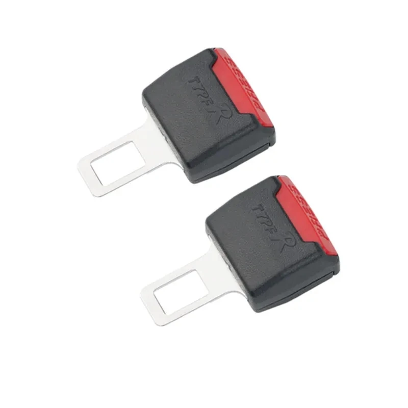 1/2 pcs Belt Clip Seatbelt Lock Plug Thick Insert Socket Safety Car Accessories