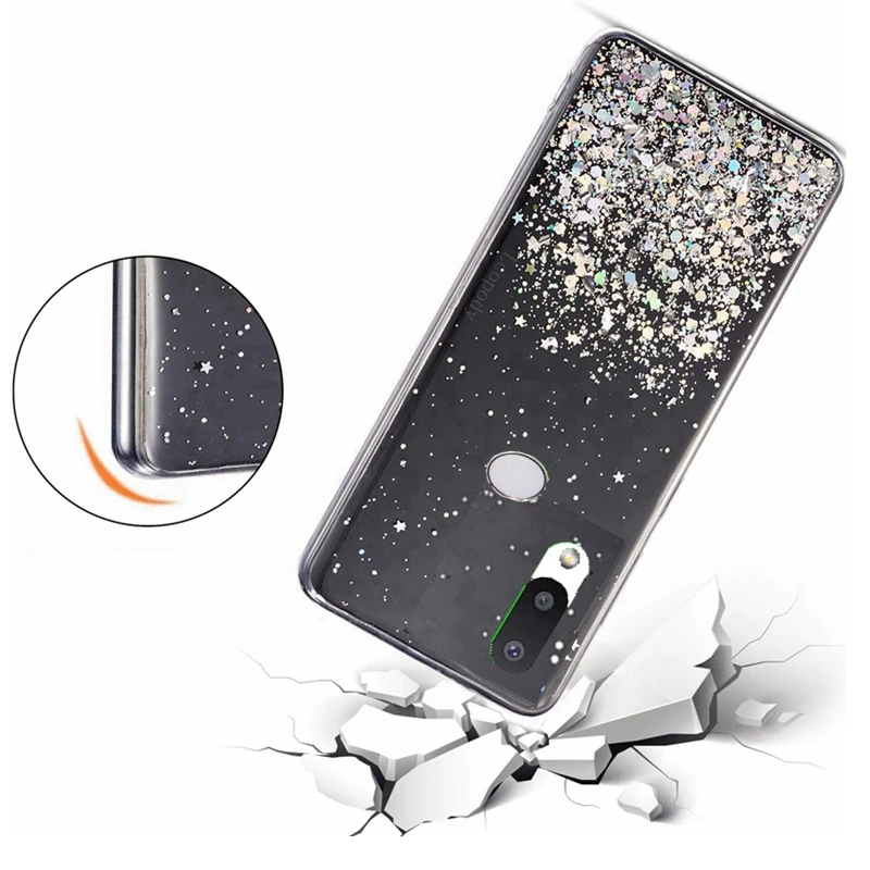 Bling Glitter Phone Case For samsung galaxy A10S A 10S A 10 S  A107F A107M Silicon Soft Full Cover For samsung A10 S Back cover