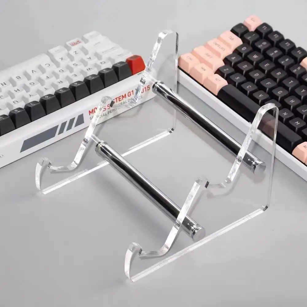 Transparent Acrylic Keyboard Stand, Multi-Layer Display Holder for Mechanical Keyboard Desktop Organizer