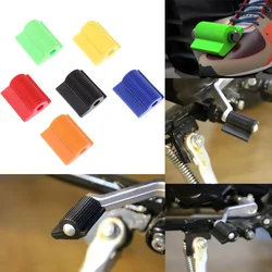 1/2 Pcs Motorcycle Decoration Accessory Universal Motorcycle Shift Gear Lever Pedal Rubber Cover Shoe Protector Foot Peg Toe Gel