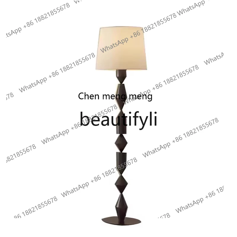 

New Chinese living room floor lamp, French wabi-sabi wind decoration bedroom study zen, lamps