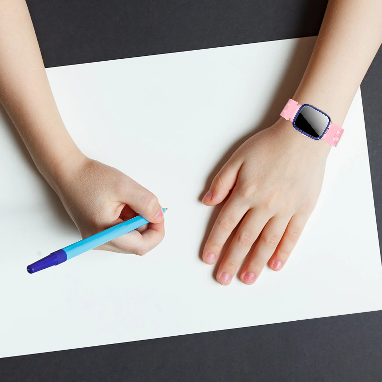 

2Pcs Children Phone Watch Strap Durable Silicone Replace Old Damaged Steel Straps Kids Watches Accessories Mobile Phone Dust