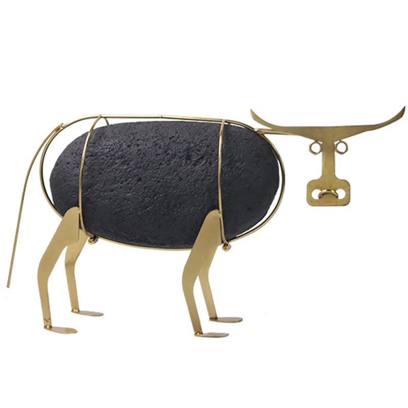 

Bullish Modern Creative Bulls Ornament Desk Living Room Decoration Light Luxury Home Furnishing Nordic TV Cabinet Accessories