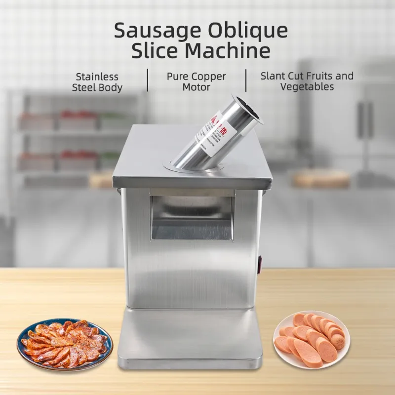 Small household ham slicer Automatic sausage slicer Italian sausage slicer 2