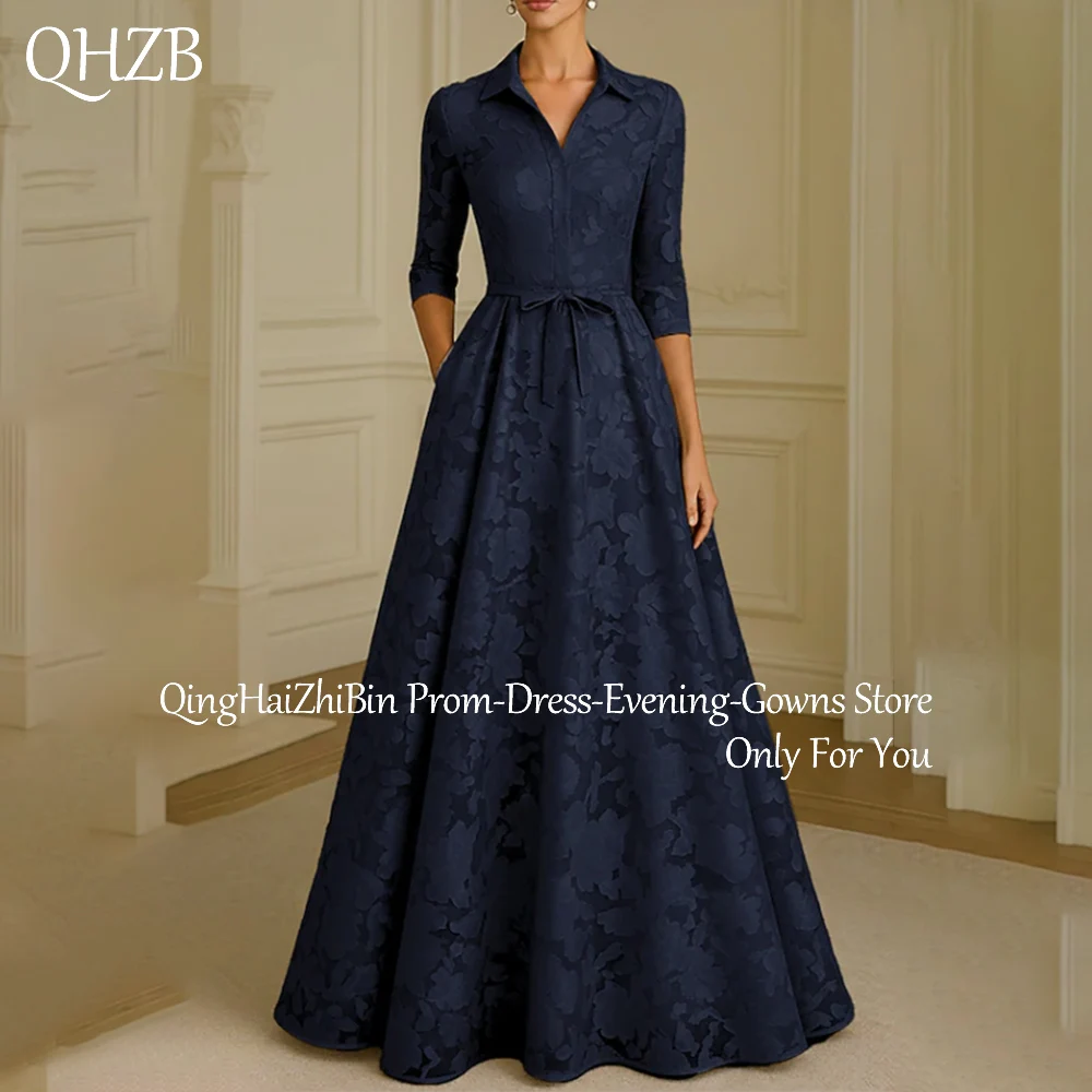 

Customized New In Elegant Long Mother of the Bride Dresses V-Neck Floor-Length A-Line Wedding Guest Party Groom Dress 2026