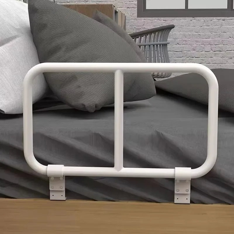 

Modern Plastic Single Side Folding Bed Rail Elderly Anti-Fall Anti-Drop Bedside Handguard Baby Barrier Get-Up Aid Living Room