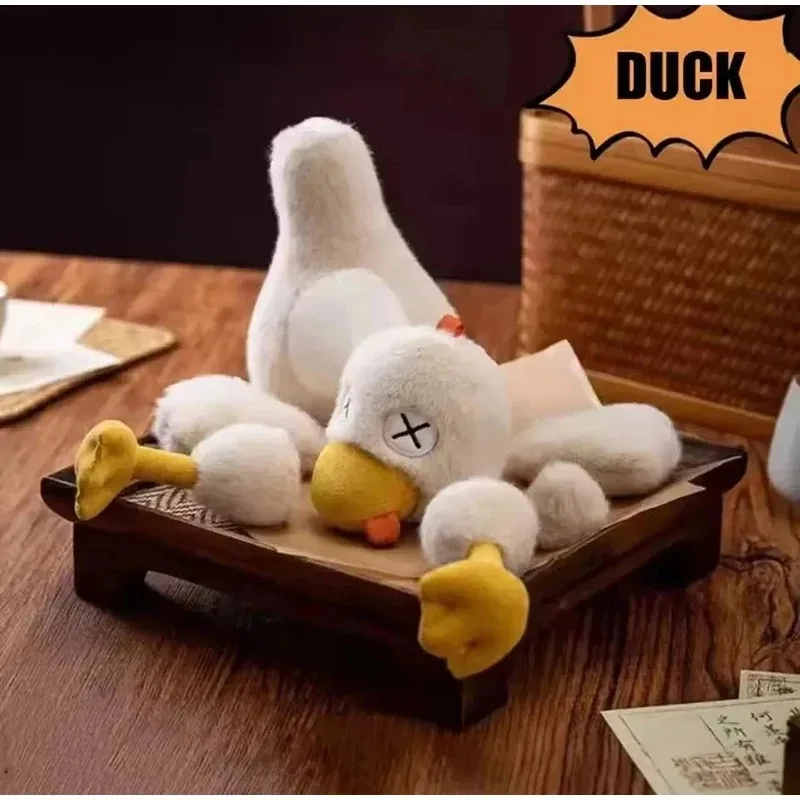 Niedliches magnetisches geteiltes Salzente-Enten-Plüschtier, weiches Stofftier, abnehmbarer Plüsch-Schlüsselanhänger, dekoratives Kissen, Geschenk zur Entspannung