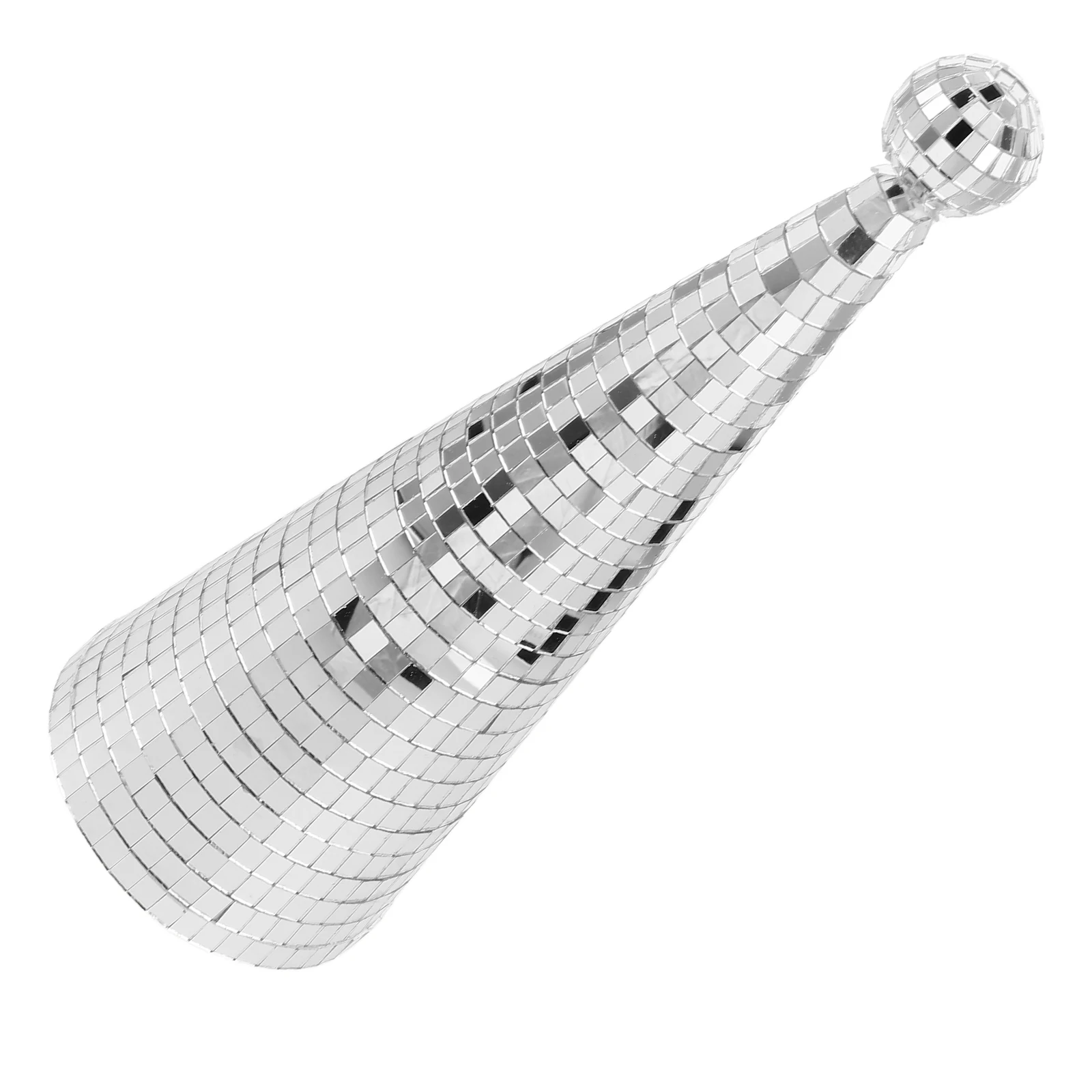 

Disco Xmas Tree Christmas Statue Charm Decor Party Decoration Favor Silver