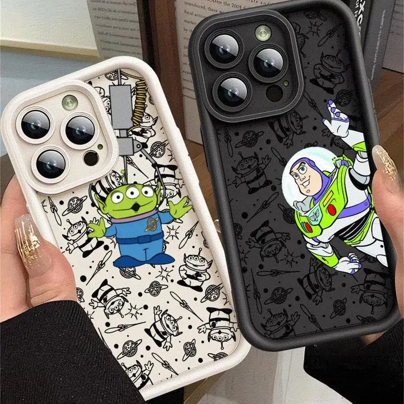 Disney Toy Story Silicone Phone Case for Apple iPhone 13 15 Pro Max 14 13 Pro 11 12 14 Plus Shockproof Back Cover funda