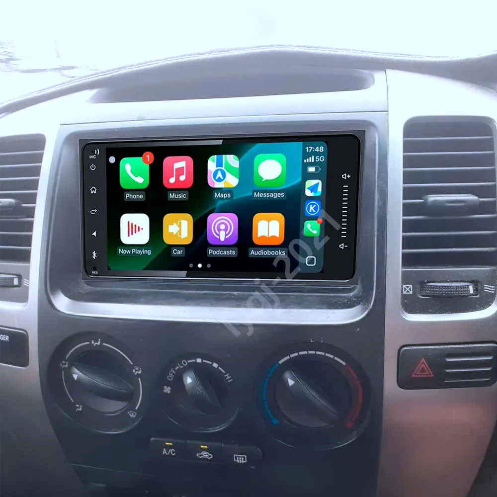 

STLFFor Toyotas Prado 120 2002-2008 Wireless Carplay 4-64G Android 13 Android Auto Car Stereo Radio GPS Wifi