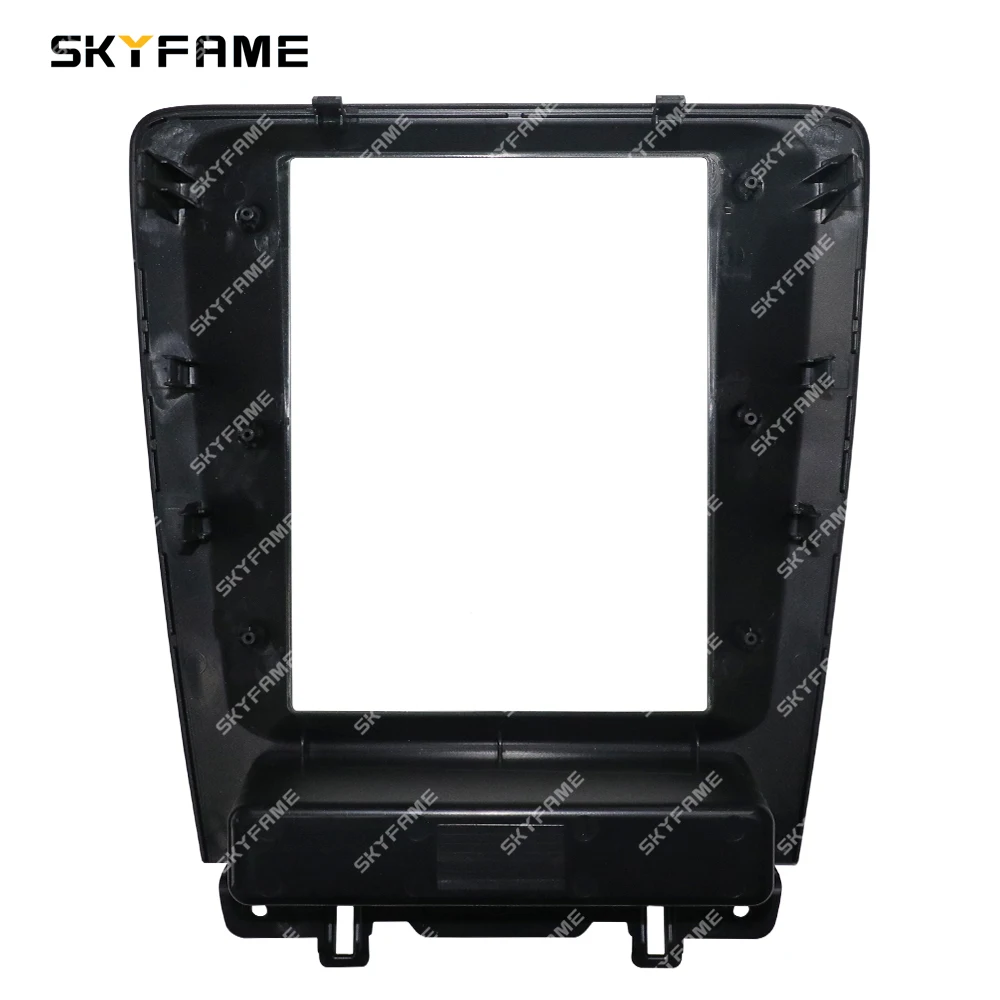 SKYFAME Car Frame Fascia Adapter Canbus Box Decoder Android Radio Dash Fitting Panel Kit For Ford Mustang