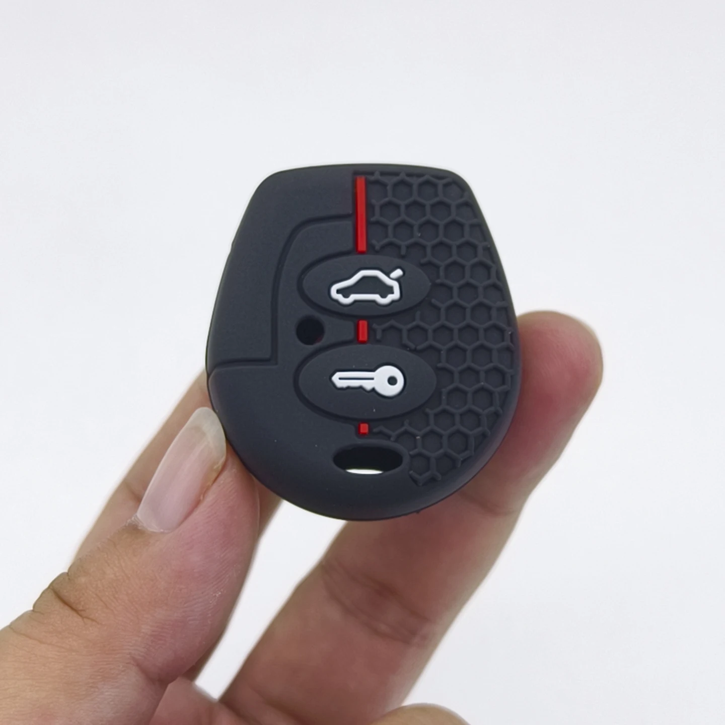 Xinyuexin Silicone Key Case Cover for VW Polo for Seat Corboda Leon Remote Key Fob Protection 2 Button Car Accessories 2 Pcs/lot