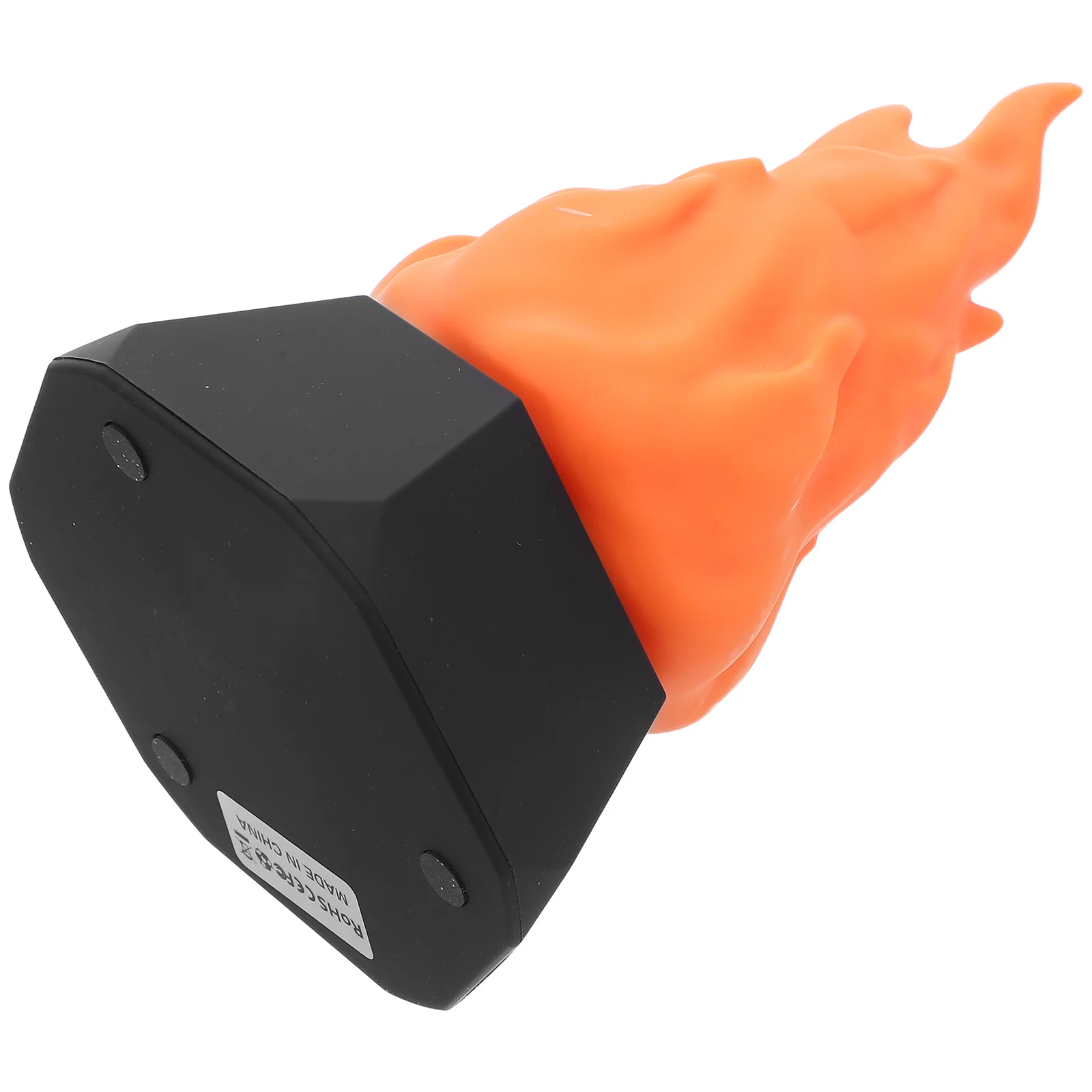 Fake Fire Night Light USB Rechargeable Flickering Flame Lamp 3 Adjustable Modes Realistic Flame Effect for Halloween Camping