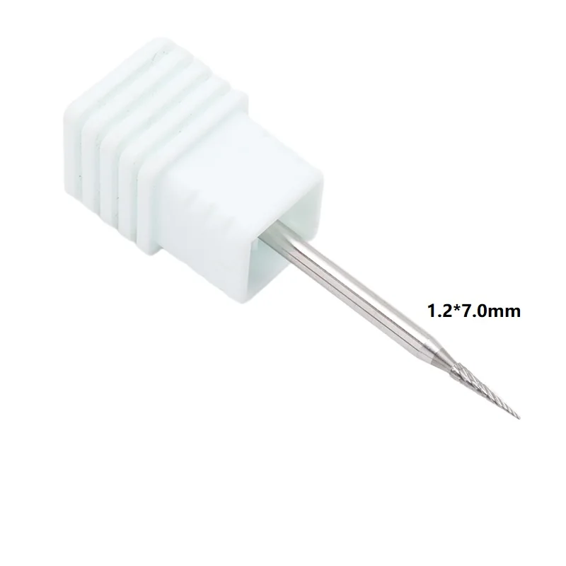 New Tungsten Carbide Nail Drill Bit 3/32" Rotary Burr Bits For Manicure Nail Drill Accessories Milling Tools-H01603S