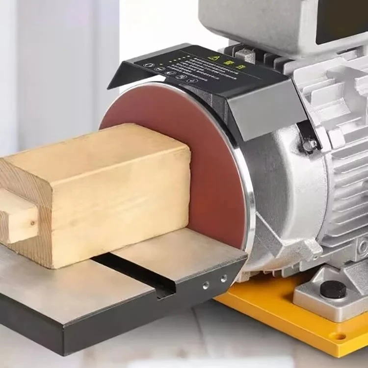 Smerigliatrice da banco per lucidatura a nastro abrasivo da 50 mm per molatura di legno, metallo, alluminio, verticale, 220 V