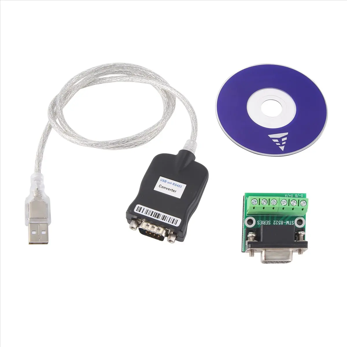 AT42 USB 2.0 to RS485 -485 RS422 -422 DB9 COM Serial Port Device Converter Adapter Cable, PL2303