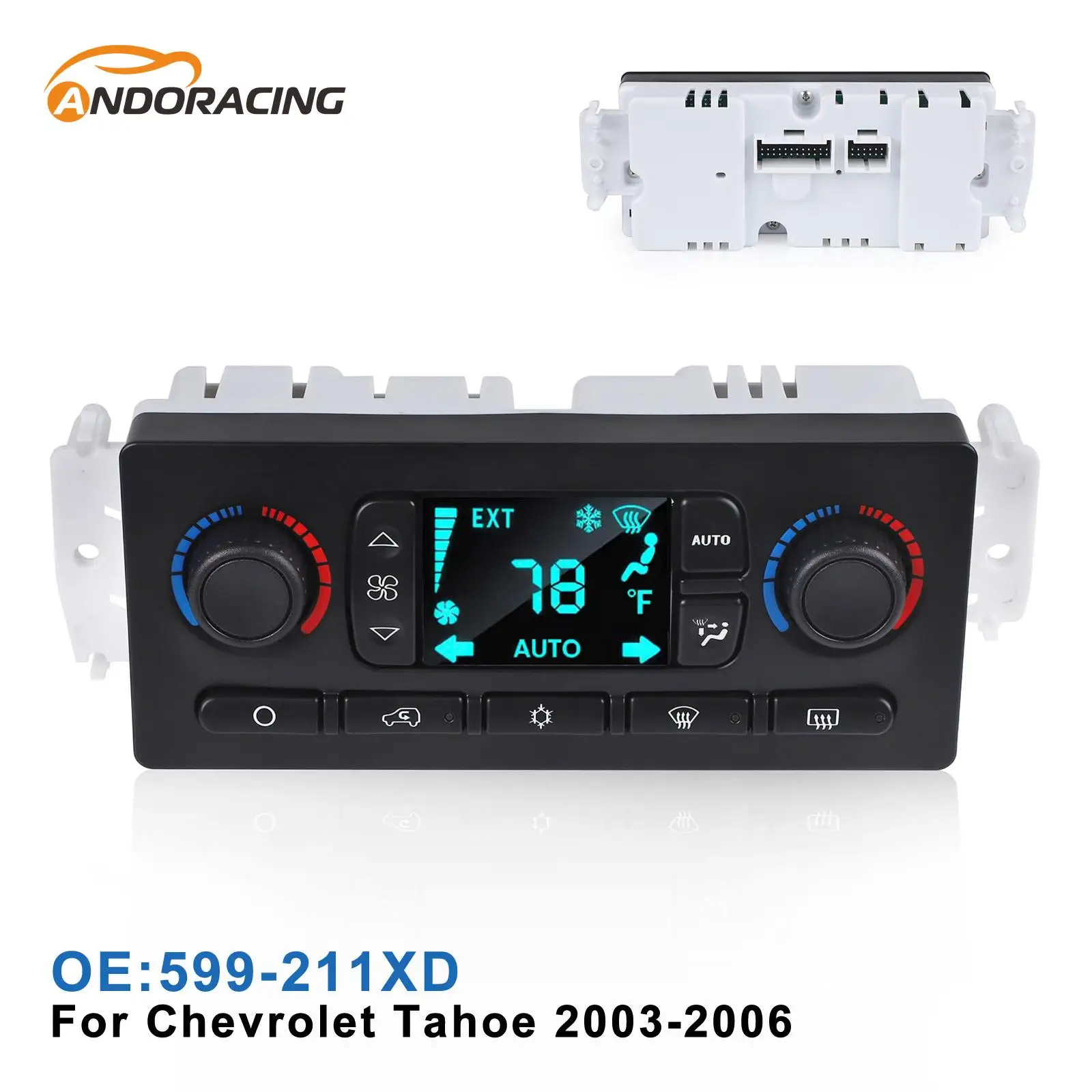 

1Pcs A/C Heater Climate Control Module Panel Switch For Cadillac Chevrolet GMC Hummer Buick 599-211XD 10367042 10399657 15077479