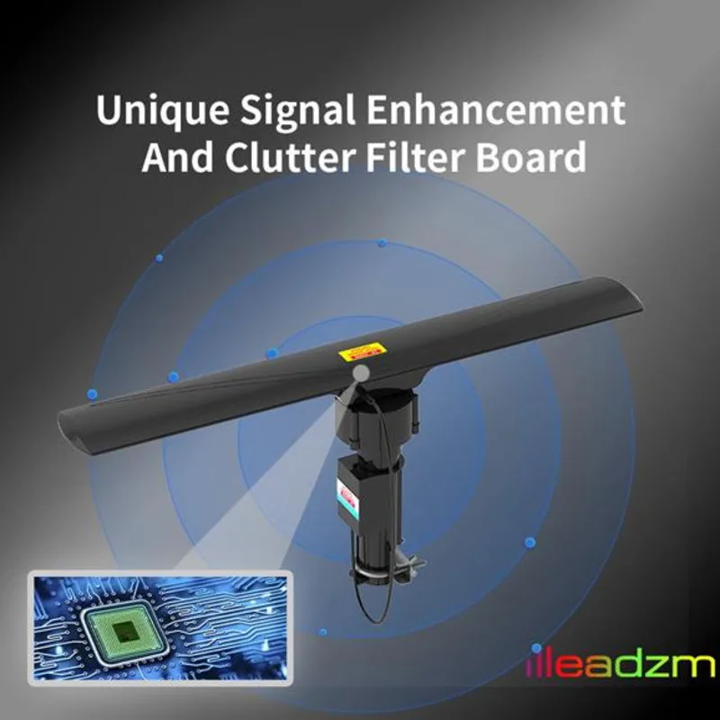 

10000 A 110 V 40-860 MHz 20±3 dB 350°Rotation UV Dual-band Outdoor Antenna Black high quality and durable material Lightweight