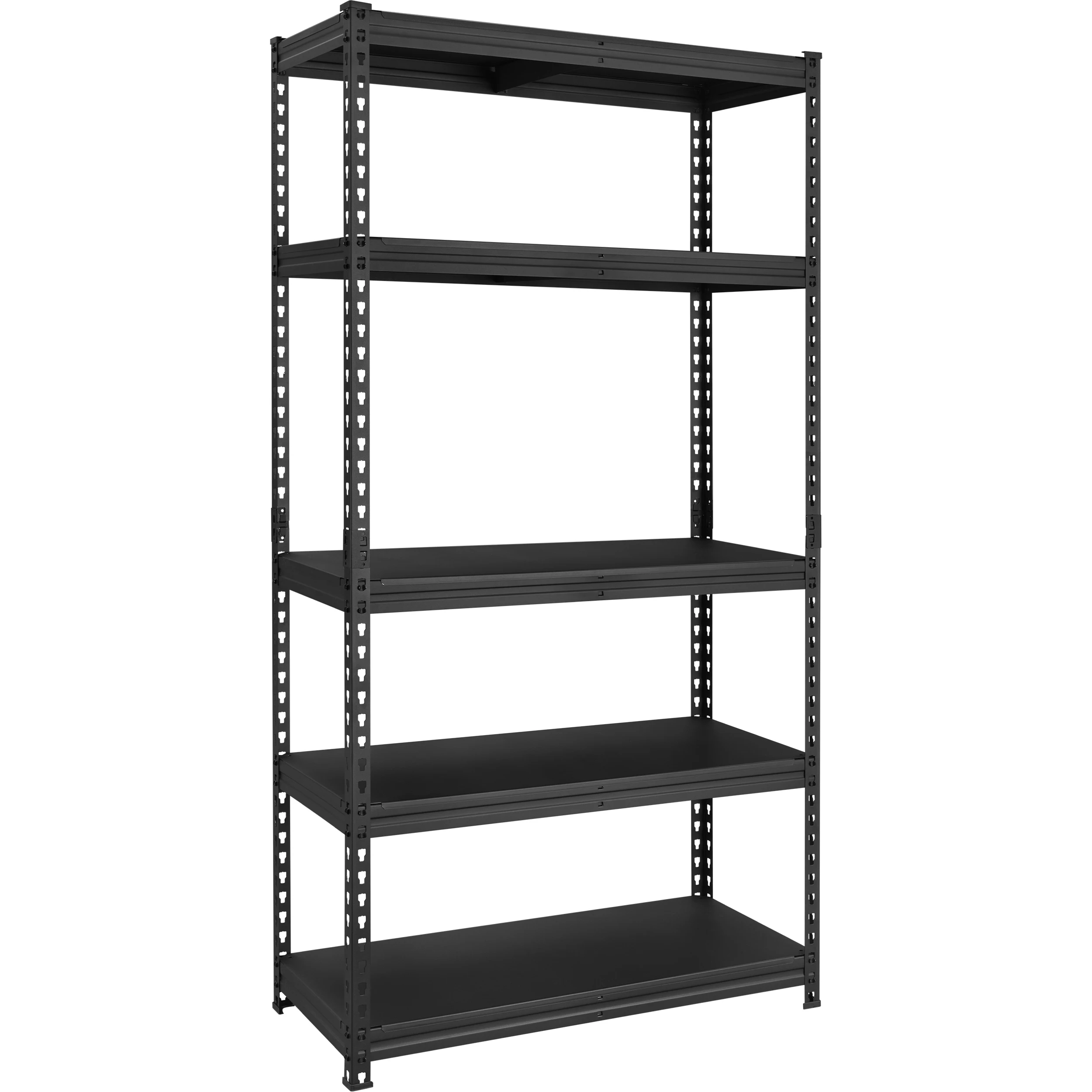 5-Tier Utility Shelves, Metal Storage Shelves, Adjustable Shelving Units, Garage Shelves Shed