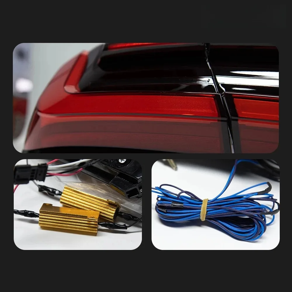 F02 المصابيح الخلفية الديناميكية ل 7 سلسلة مصباح ليد خلفي 2009-2015 730i 740i 760i الفرامل بدوره إشارة الضوء الخلفي ترقية مخصص #5