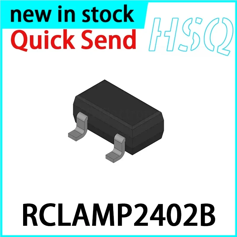 10PCS RCLAMP2402B. TCT SOT-523 ESP Pipe Screen Printing P7 Spot