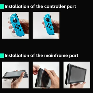 حافظة واقية من FrogTPU Soft Transparent Shell ، واقي إطار شفاف ل Nintendo Switch OLED ، ملحقات وحدة التحكم في الألعاب أفضل 8 مبيعات لإسكان Nintendo Switch - رقم 1