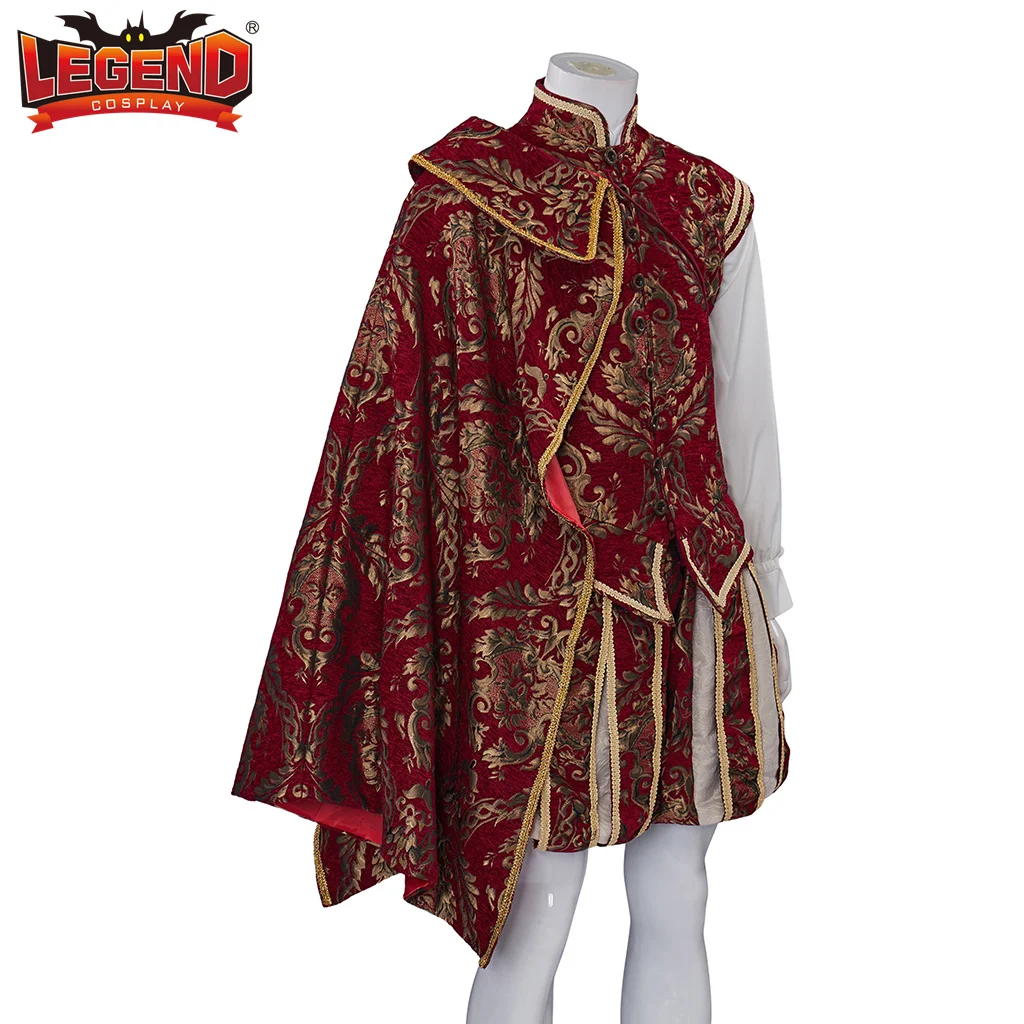 TUDOR Costume Di Cortesano Per Bambino - 4-6 Anni (U20 072) - Giacca E Pantaloni In Velluto