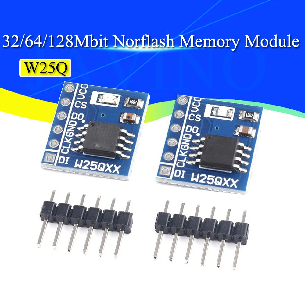 W25Q32 32Mbit / W25Q64 64Mbit / W25Q128 128Mbit 8MByte FLASH storage Module SPI Interface BV FV