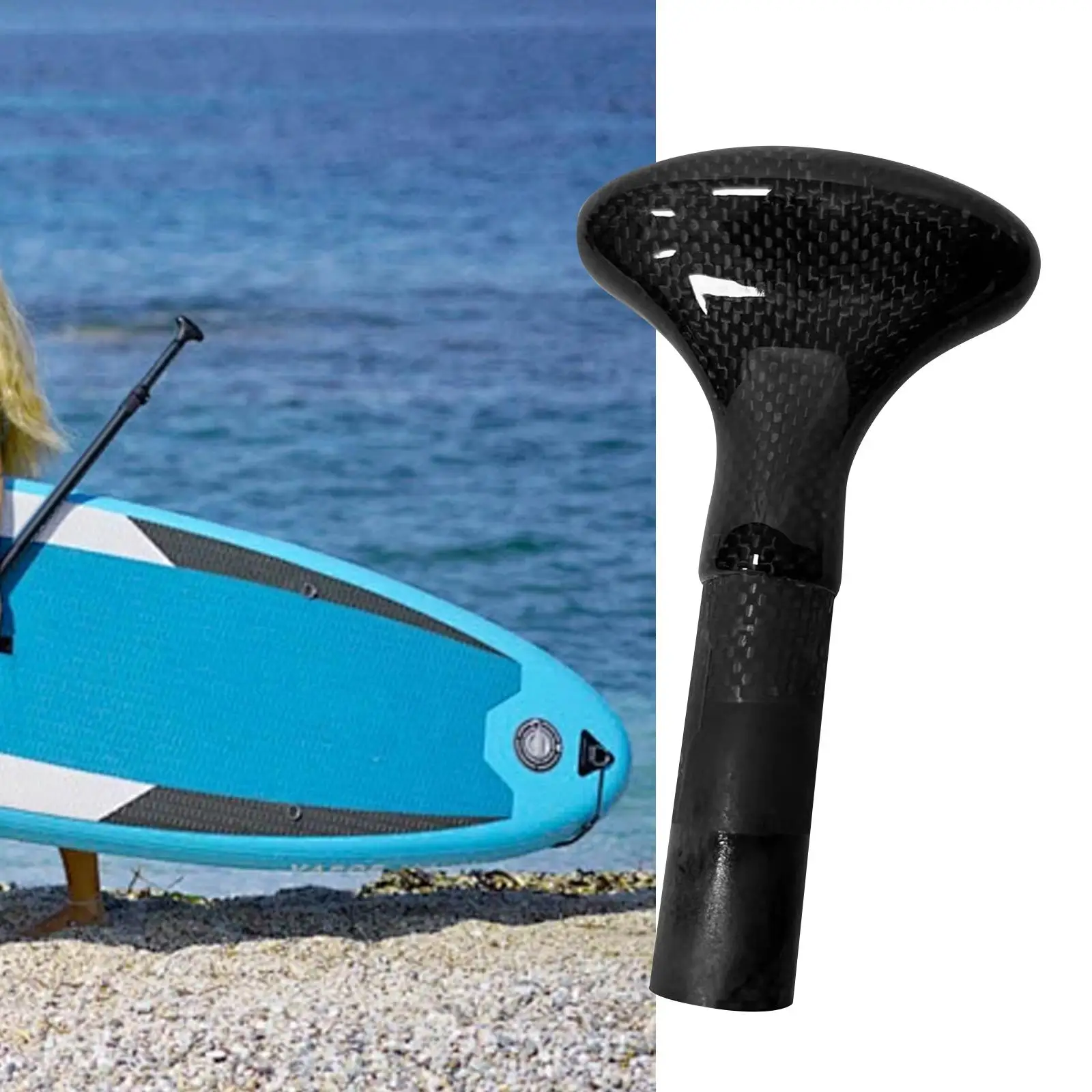 T Paddle Handle Kayak Paddle Handle Upgrade Replacement Paddle Replacement Handle Easy to Install Canoe Paddle Handle Grip