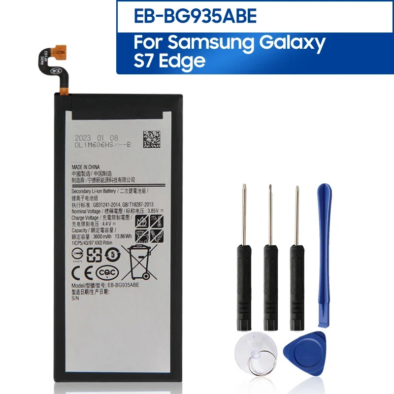 Replacement Phone Battery EB-BG935ABE EB-BG935ABA For Samsung GALAXY S7 Edge G9350 G935FD G935F G935W8 3600mAh