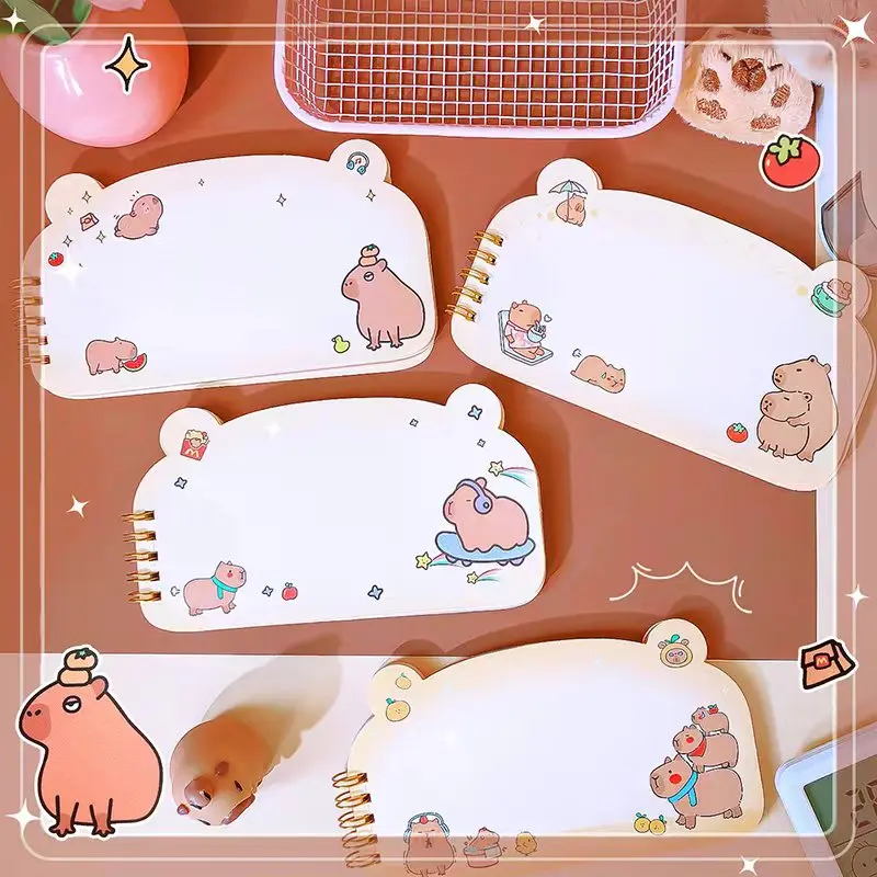 Aesthetic offices accessories kawaii stationery back to school diary Agenda weekly planner capybara notebook Notepad Sketchbook