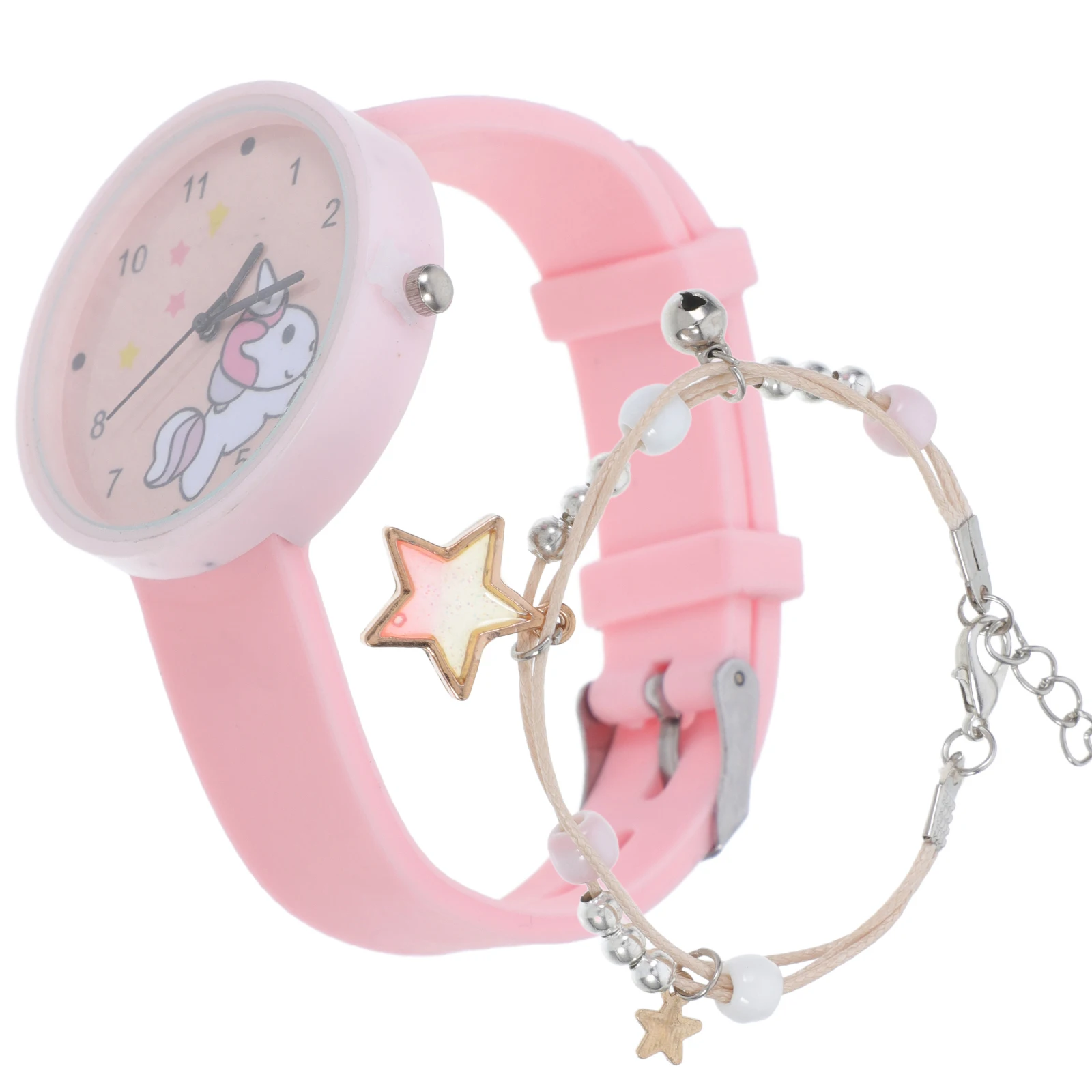 

1 set 1 Set Quartz Wristwatch Stylish Elegant Women Fashion Watch Skin-Friendly Casual Decorative Bracelet Office Student Gift
