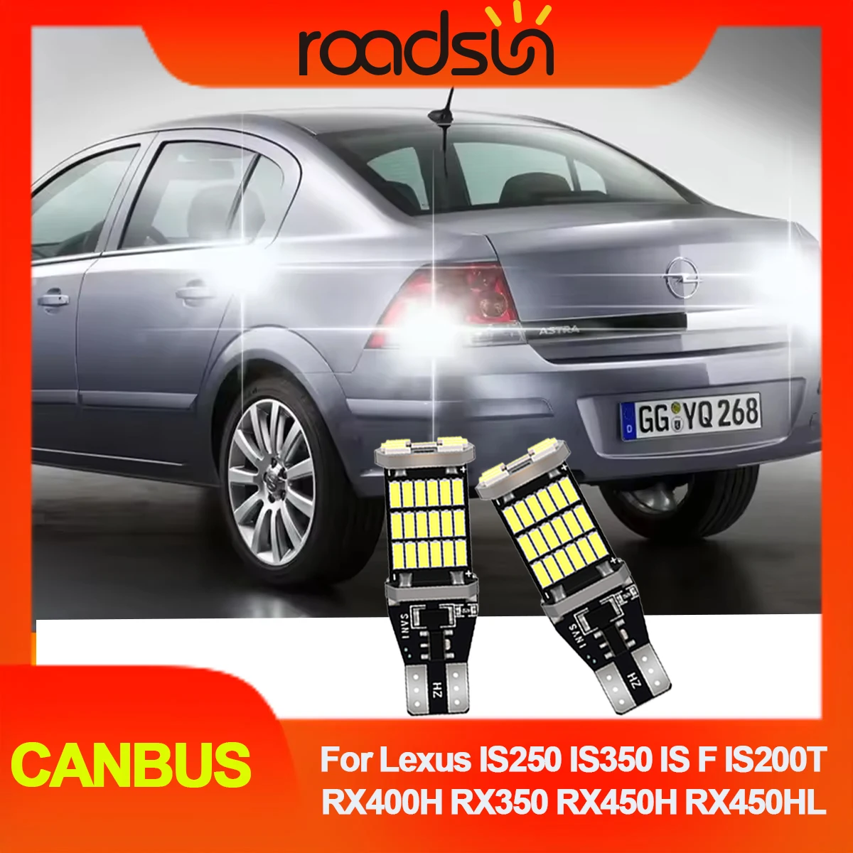 

2PCS W16W T15 921 LED Reverse Light Backup Lamp Blub Canbus For Lexus IS250 IS350 IS F IS200T RX400H RX350 RX450H RX450HL