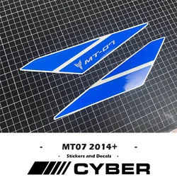 For YAMAHA MT07 MT-07 New Tank Stickers Decals MT LOGO Color Waterproof Motorcycle Sticker Decal Car Sticker