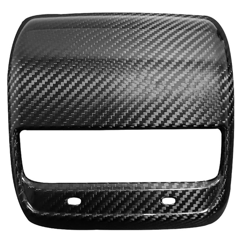 

Suitable for Tesla 3 18-19 Dry Carbon Fiber Car Rear Air Outlet Cover Decorative Plate