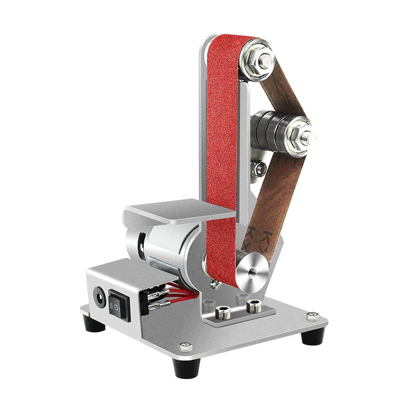 Miniatuur Mini Elektrische Bandschuurmachine Diy Polijstmachine