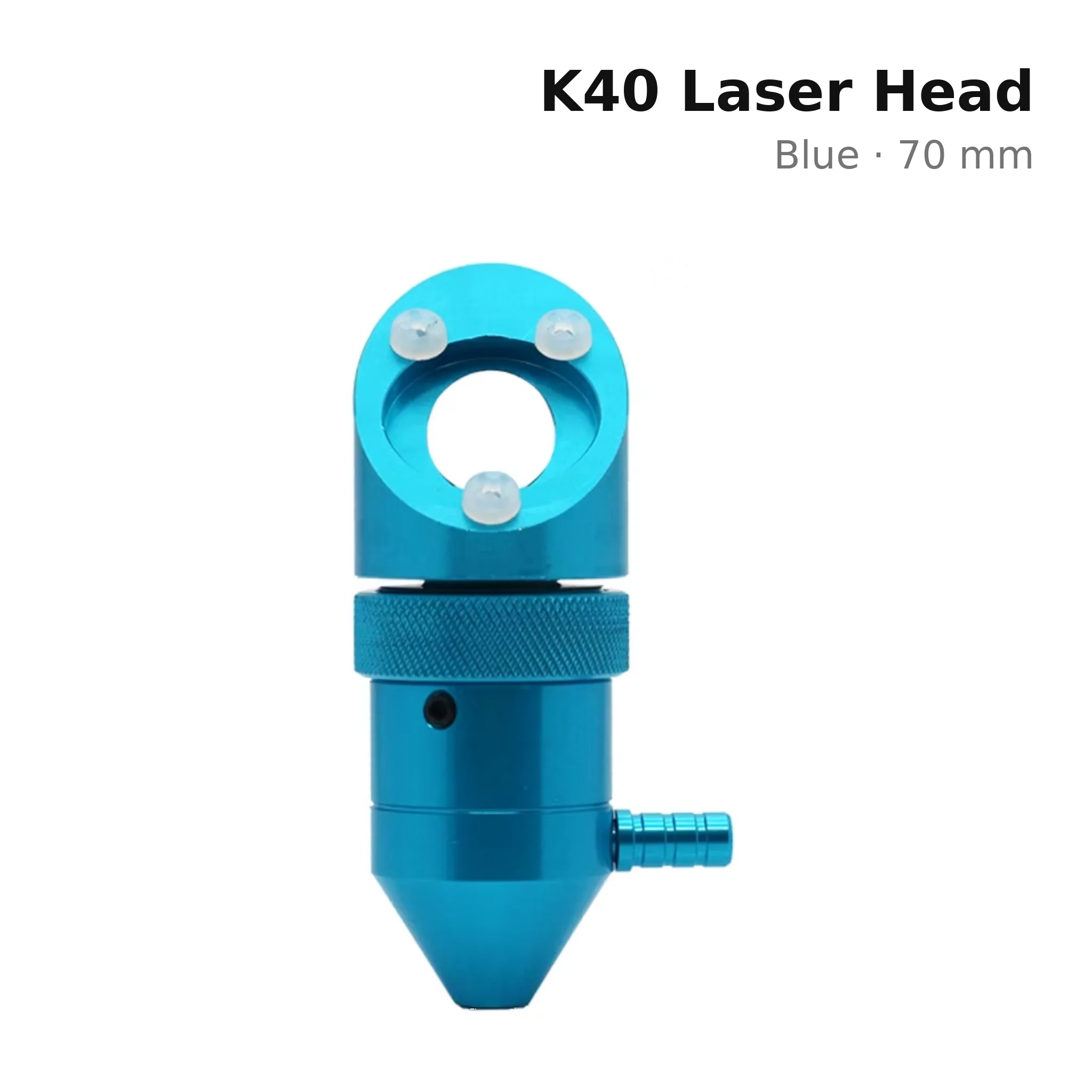 CO2 Laser Head and Mirror Mount for Engraving K40 Blue Gold First Second Reflector Bracket Adjustable 18mm Lens Holder