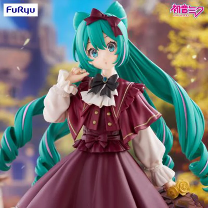 【أصلي 100%】شخصيات FURYU Piapro-Hatsune Miku-Trio-Try-iT-شكل كلاسيكي ريترو أنيمي مجموعة نماذج لعبة