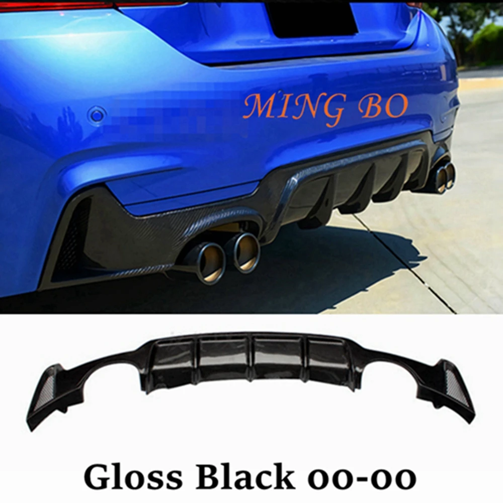 

For BMW 4 Series F32 F33 F36 M Sport 2 Door Coupe 428i 430i 435i 2014-2020 Car Rear Bumper Splitter Diffuser Lip Spoiler Plate