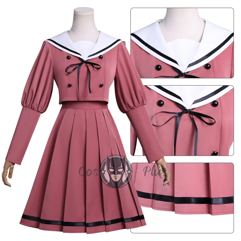 

Kaoruko Waguri Cosplay Costume Wig Dress Anime The Fragrant Flower Blooms with Dignity School Uniform Halloween Party Women Girl