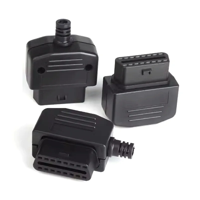 

OBD Female Plug OBD2 16Pin Connector OBD II Adaptor OBDII Connector OBD2 Plug Adapter With Enclosure