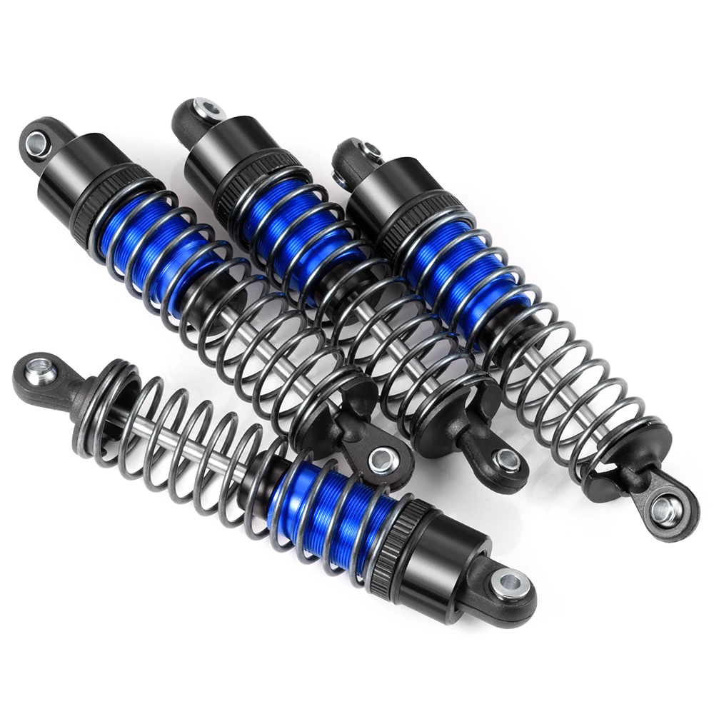 AXSPEED 4Pcs Metal Shock Absorber Oil Damper 70/80/90mm for 1/10 RC Crawler Car Axial SCX10 Wraith D90 TRX4 TRX6 Upgrade Parts