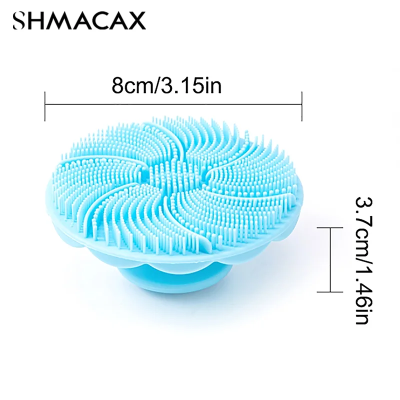 Miękka silikonowa szczoteczka do oczyszczania twarzy twarzy głębokie pory pielęgnacja skóry peeling narzędzie do czyszczenia golenie masaż szczoteczka do złuszczania twarzy