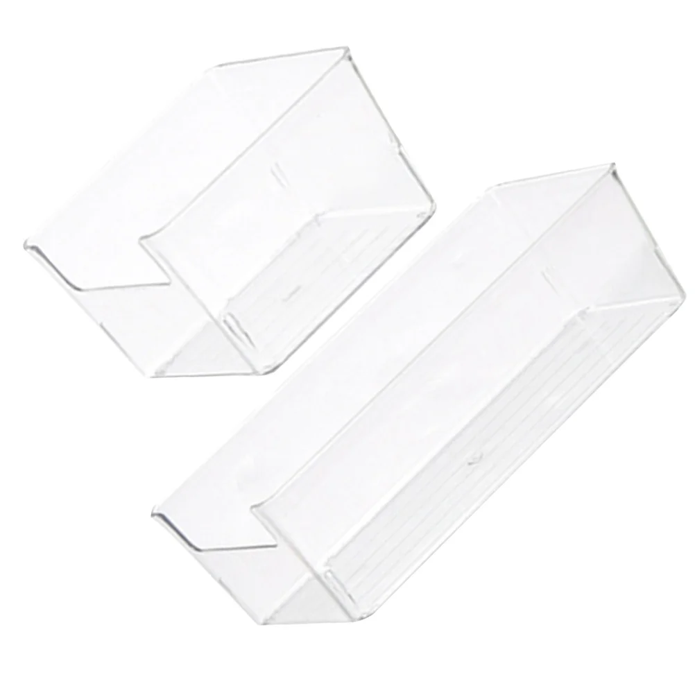 

2pcs Desktop Drawer Organizing Boxes 12 Grid Acrylic Storage Box For Makeup Brushes Cosmetics Sundries Organizer Home Bathroom