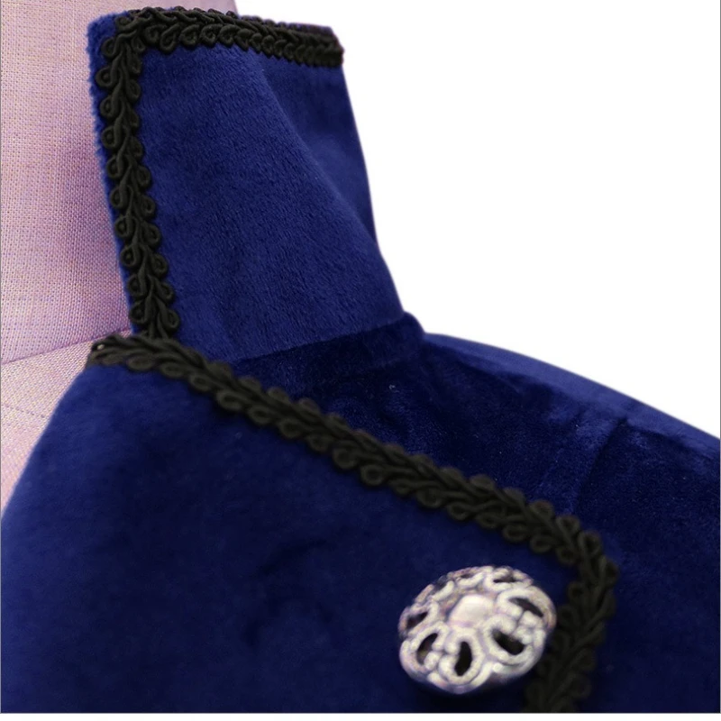 2025年新作 ハロウィン ベルベット生地 タキシード 男女兼用 欧米風 中世 ヴィンテージ パンク テールコート パフォーマンスコスチューム