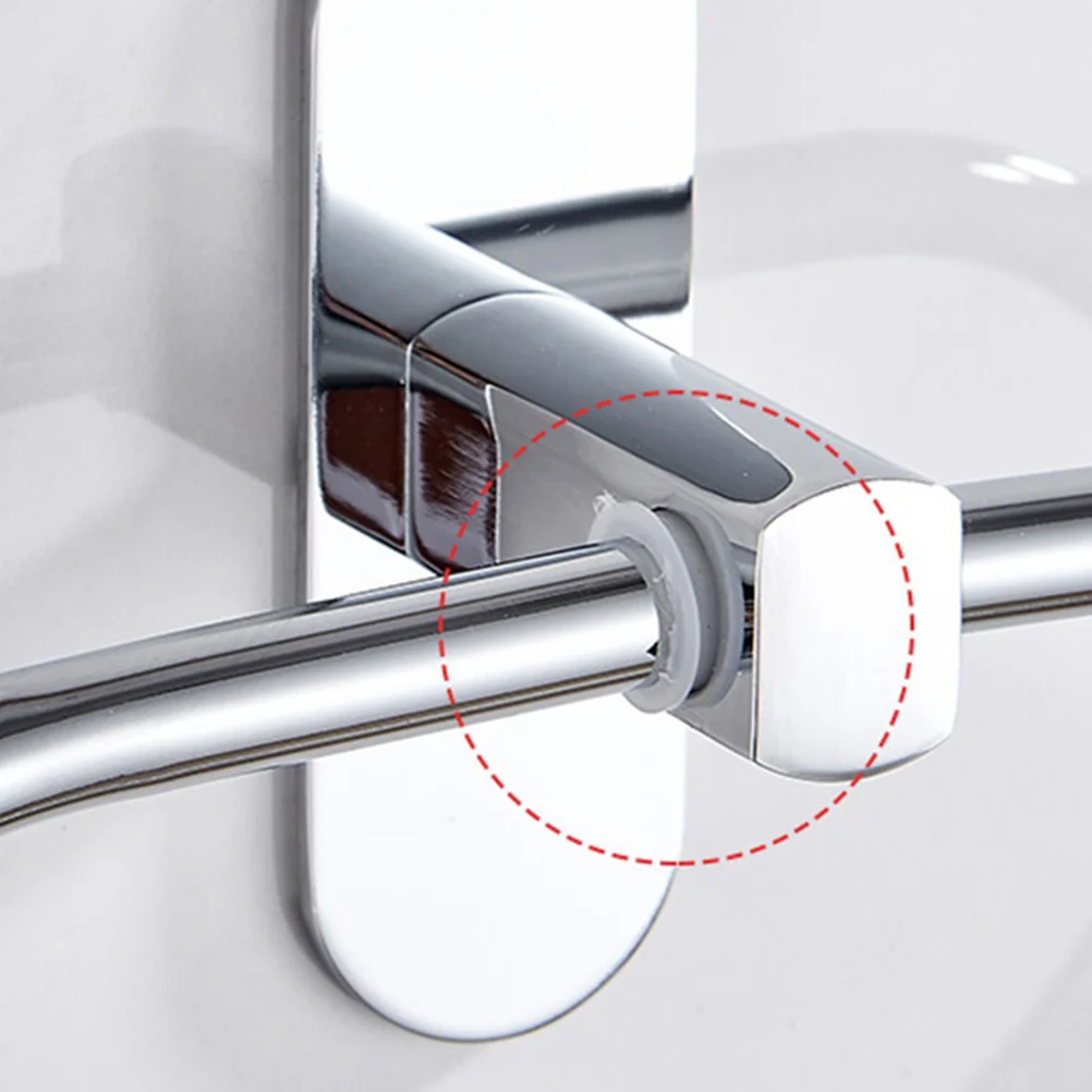 لكمة الحرة منشفة رف الحمام غير قابل للصدأ مقاوم للماء حامل واحد الحائط الحديثة الفولاذ المقاوم للصدأ منشفة بار للمطبخ المنزل