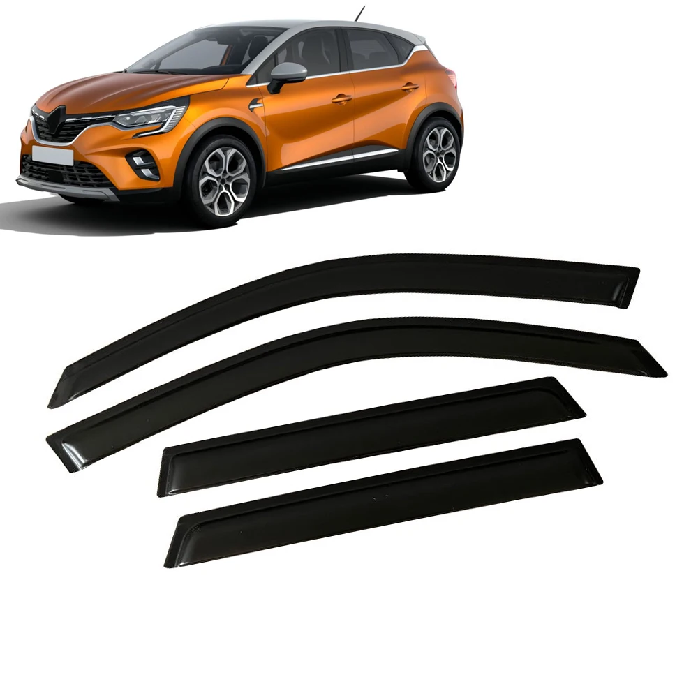 

For RENAULT CAPTUR 2013-2024 Car Side Window Visor Sun Rain Guard Shade Shield Shelter Protector Cover Frame Accessories
