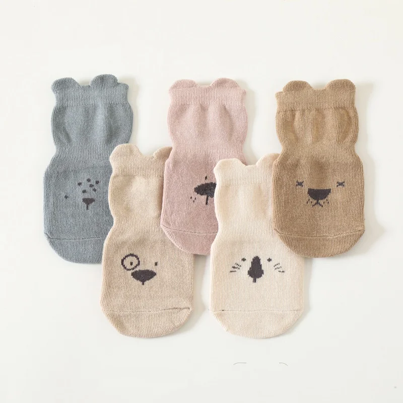 

Baby Floor Socks Indoor Walking Socks Autumn Winter Cotton Breathable Anti-Slip Bottom Cool Children's Socks for Trampoline