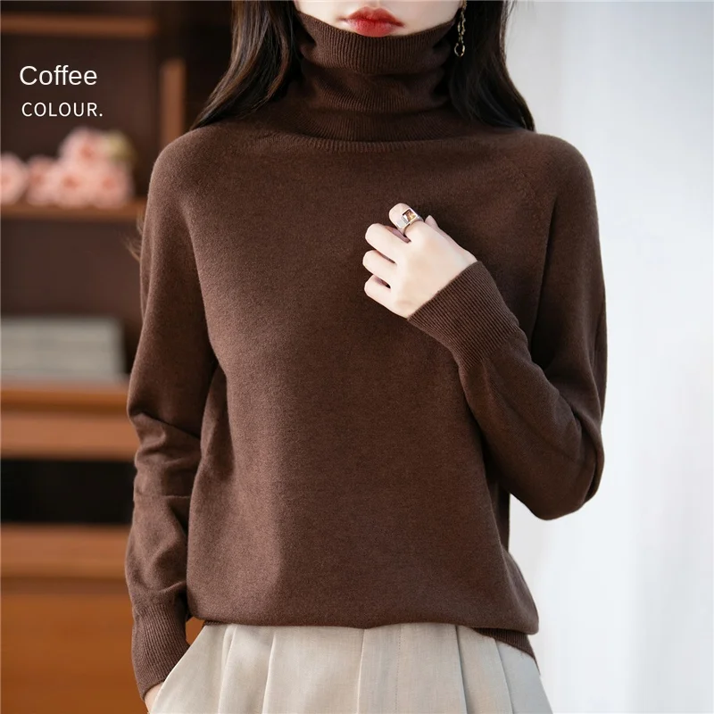 

Thick Pullover Knitted Sweater For Autumn And Winter, Long-Sleeved Korean-Style Fashionable Knitted Sweater For Women-wq122