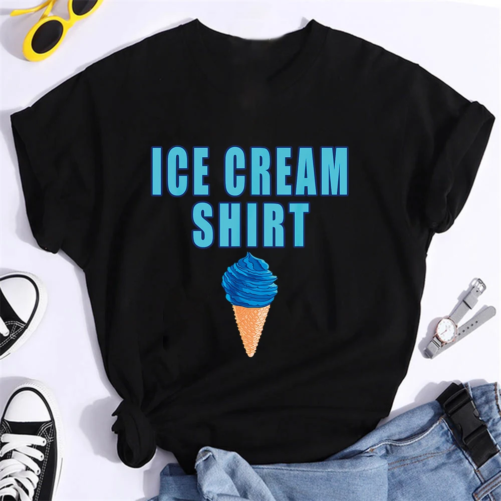 Life Is Better With Sprinkles Sweet Ice Cream Lover women t shirt Short Sleeve  O-neck Casual t shirt femme tee shirt summer